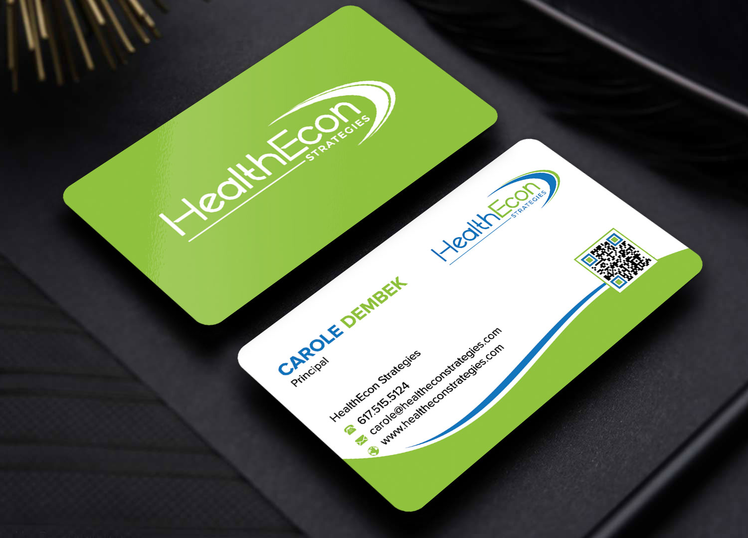 Business Card Design by sadikul islam for HealthEcon Strategies | Design #34066353