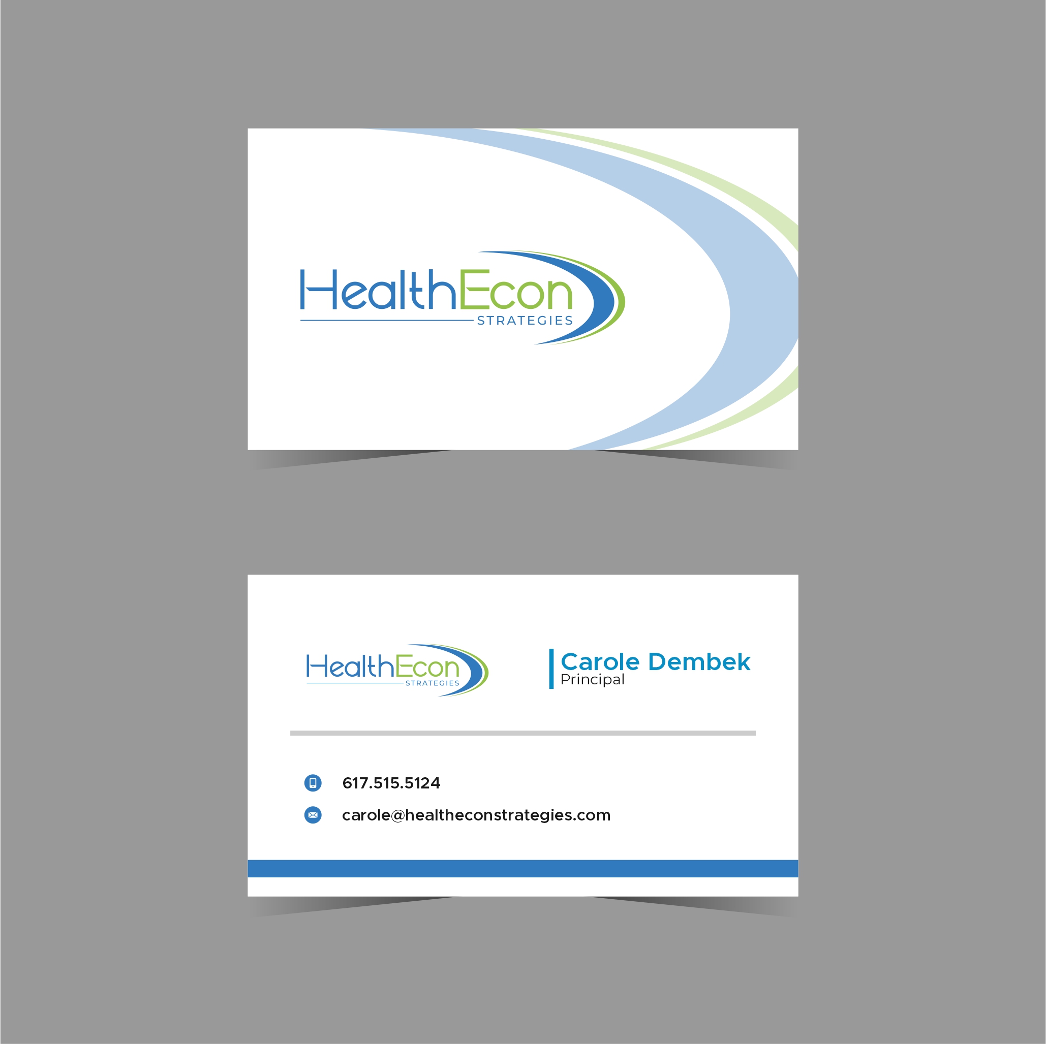 Business Card Design by Thati Designs for HealthEcon Strategies | Design #34068804