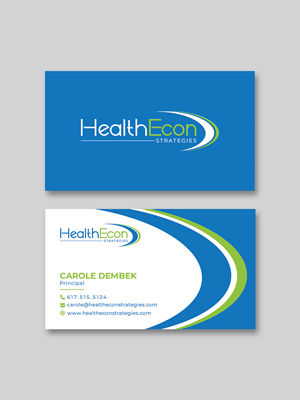 Business Card Design by Creative Moon Design for HealthEcon Strategies | Design: #34066245