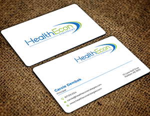 Diseño de Tarjeta de Presentación por Graphixpointt para HealthEcon Strategies | Diseño: #34066448