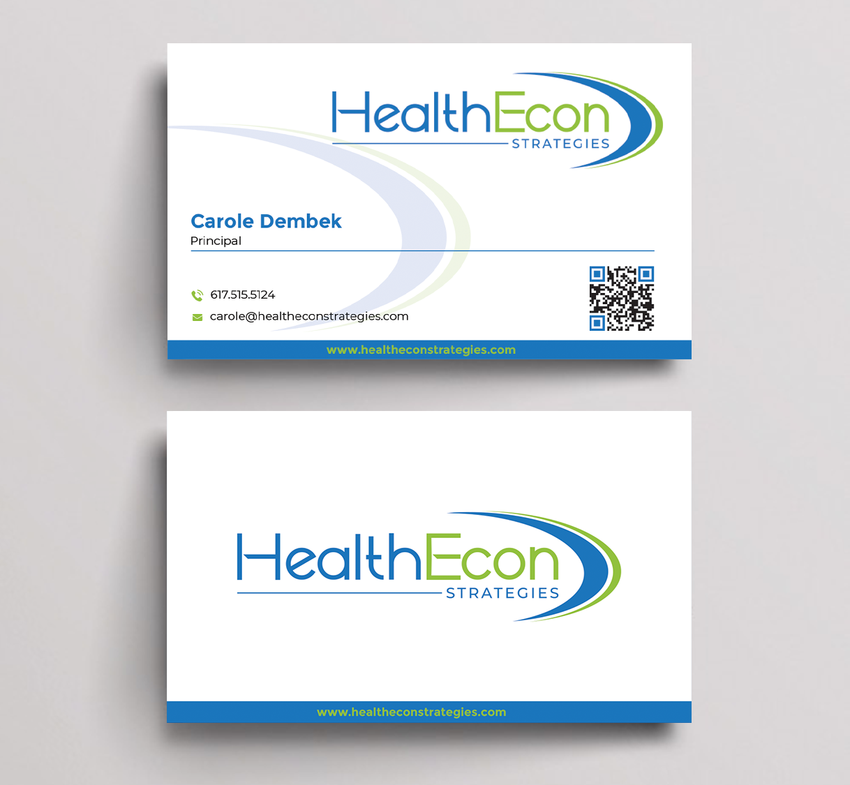Business Card Design by Graphixpointt for HealthEcon Strategies | Design #34066599