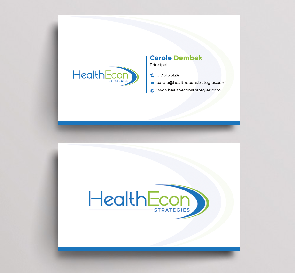 Design de Carte de Visite par Graphixpointt pour HealthEcon Strategies | Design #34066634