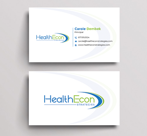 Business Card Design by Graphixpointt for HealthEcon Strategies | Design: #34066635
