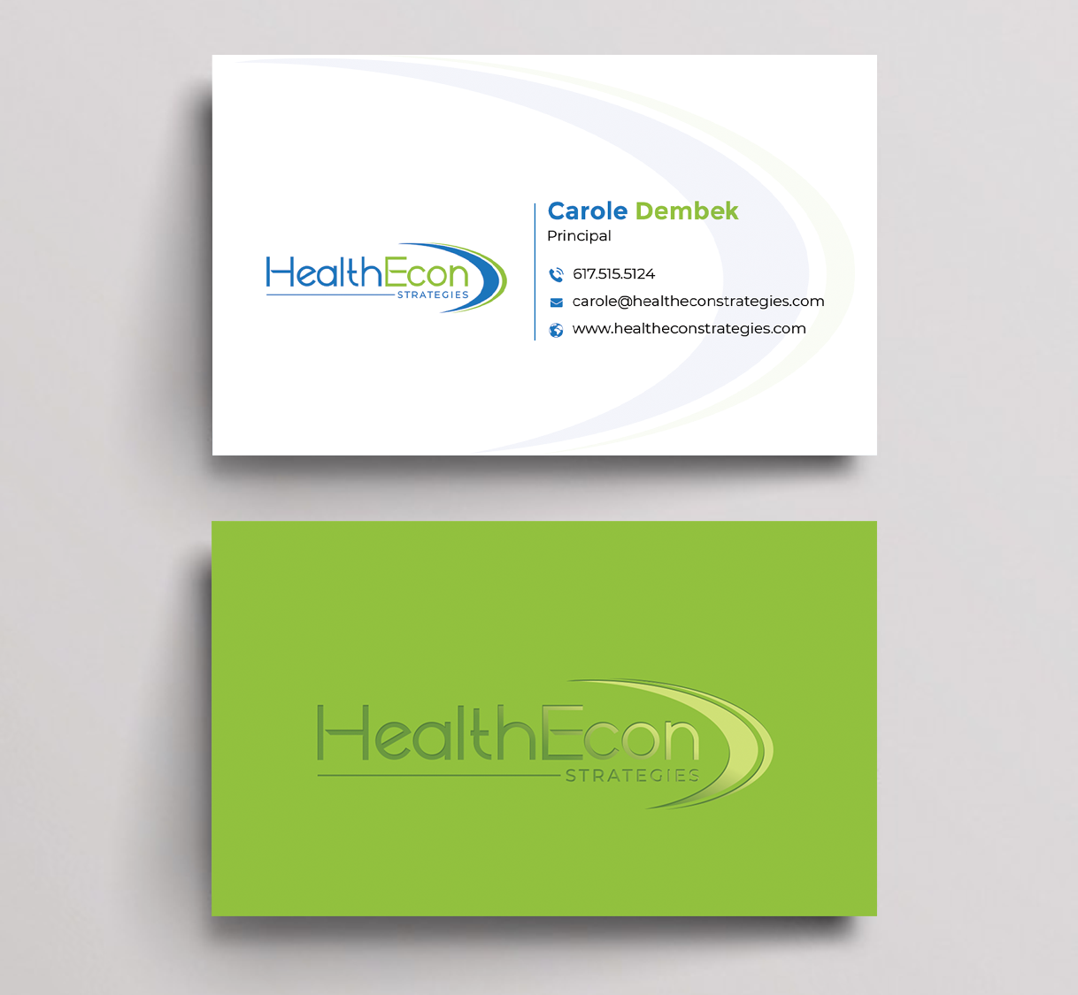 Business Card Design by Graphixpointt for HealthEcon Strategies | Design #34066704