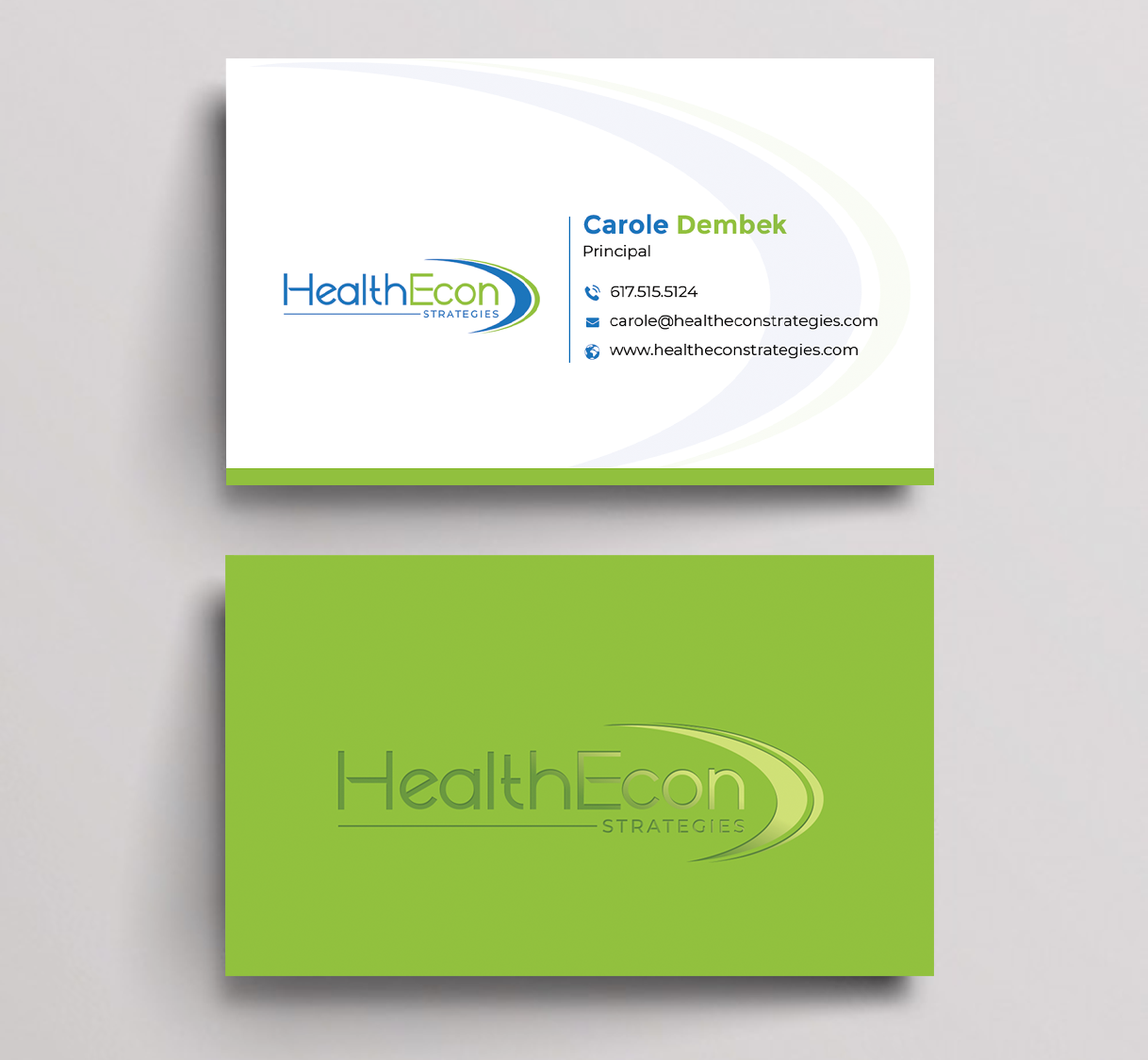 Business Card Design by Graphixpointt for HealthEcon Strategies | Design #34066706