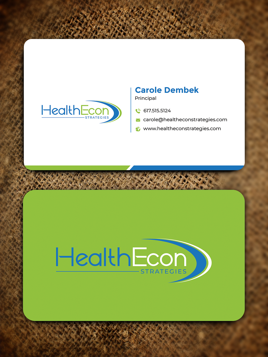 Business Card Design by Graphixpointt for HealthEcon Strategies | Design #34066757