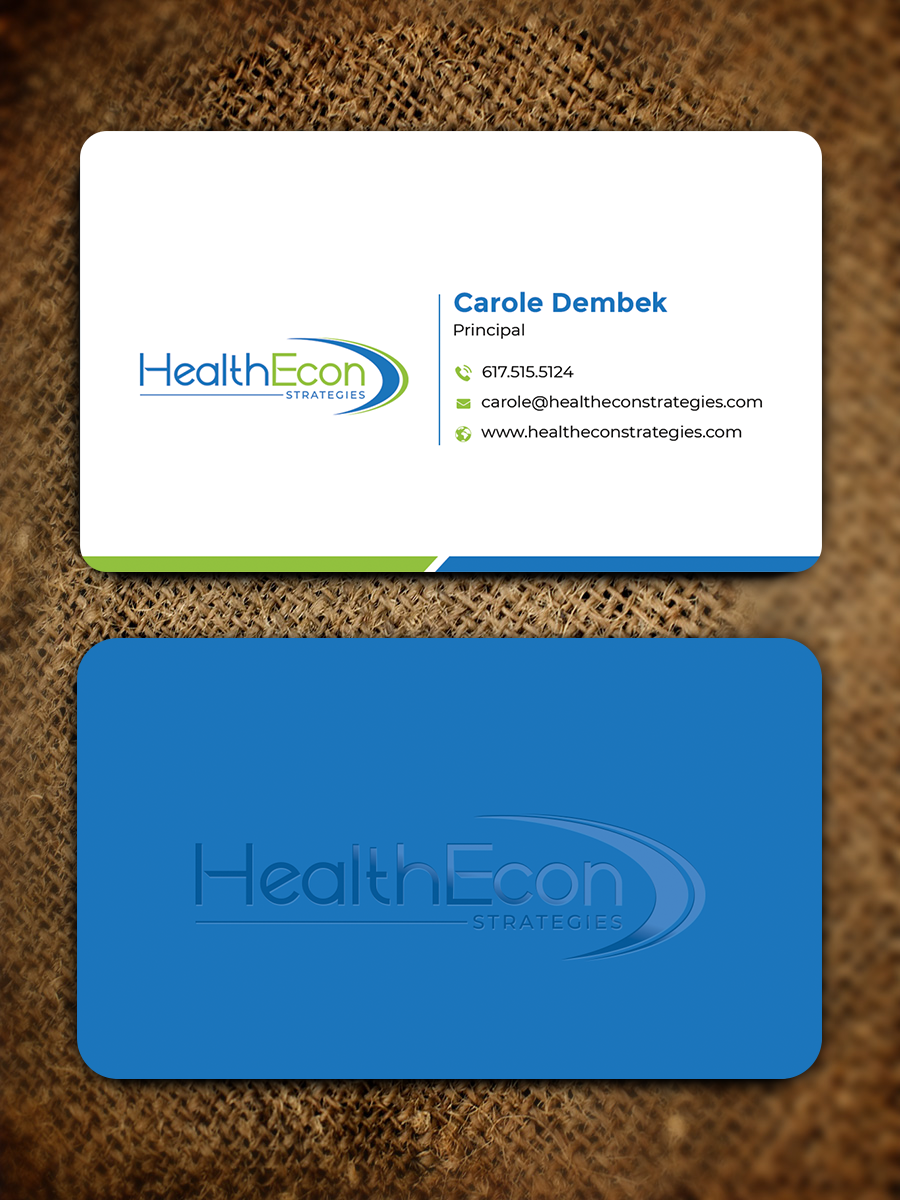 Business Card Design by Graphixpointt for HealthEcon Strategies | Design #34066925
