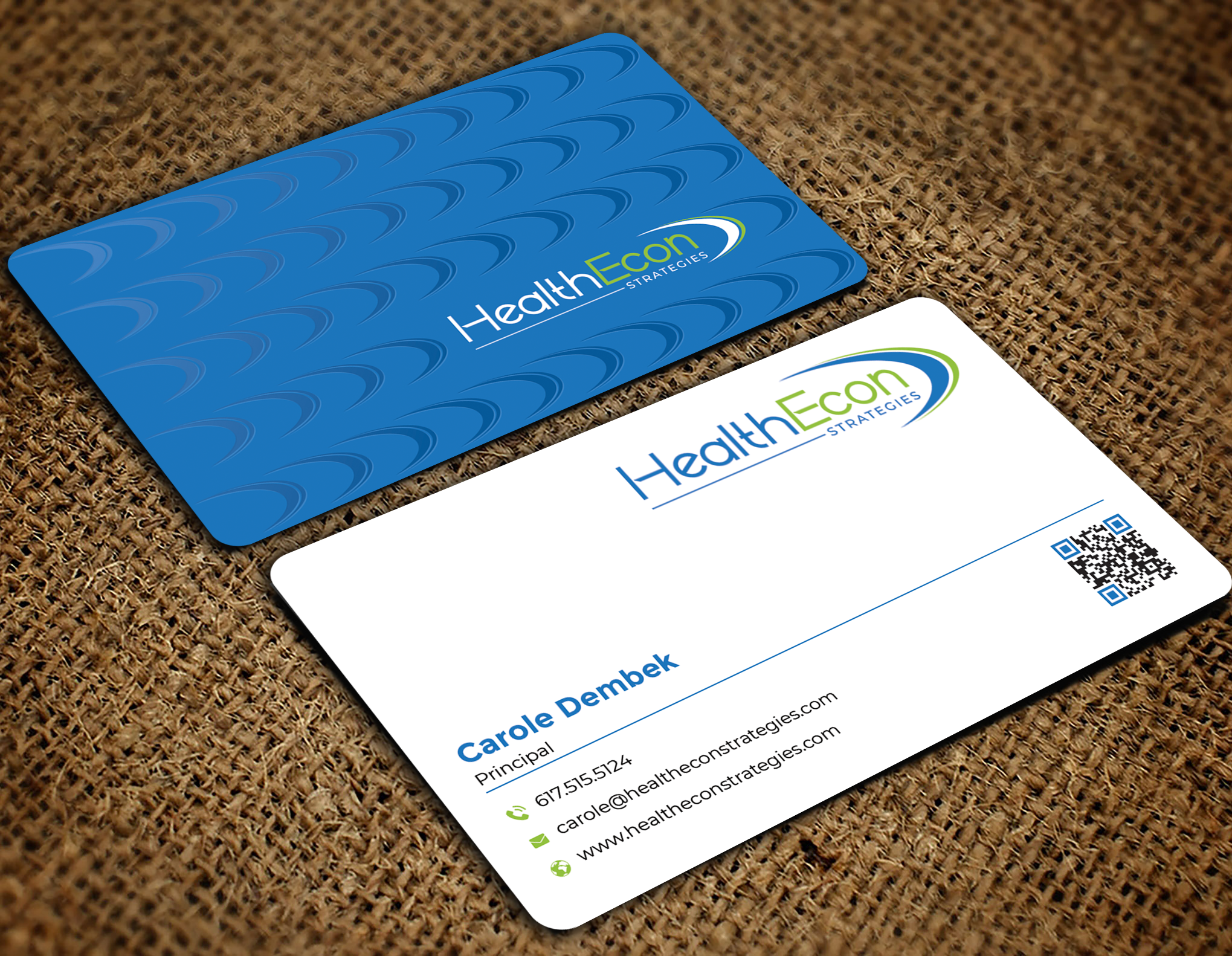 Business Card Design by Graphixpointt for HealthEcon Strategies | Design #34066970