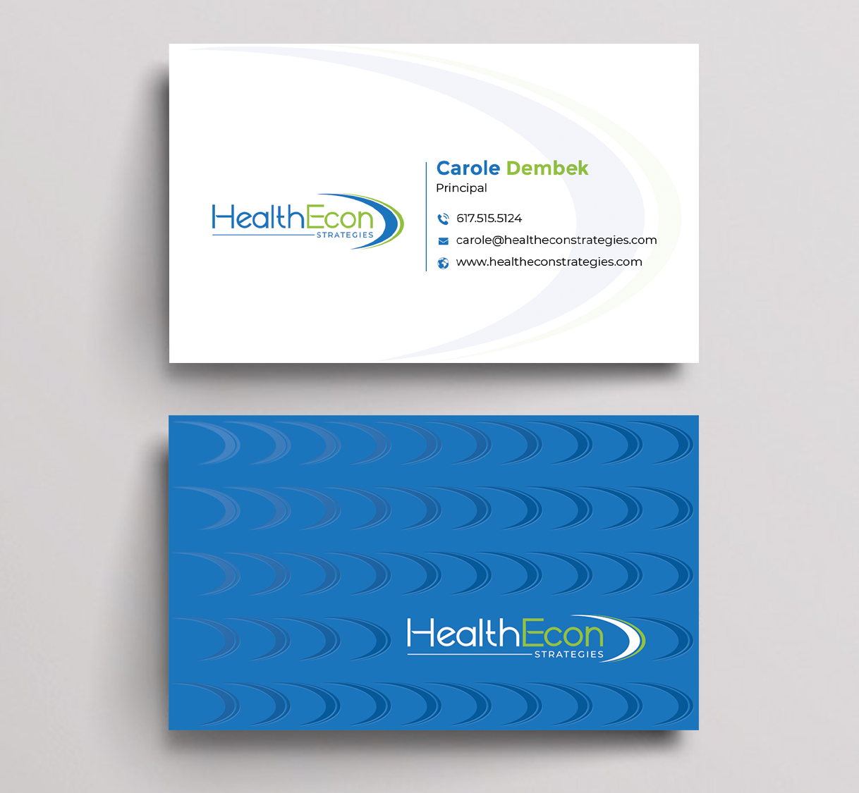 Design de Carte de Visite par Graphixpointt pour HealthEcon Strategies | Design #34066978