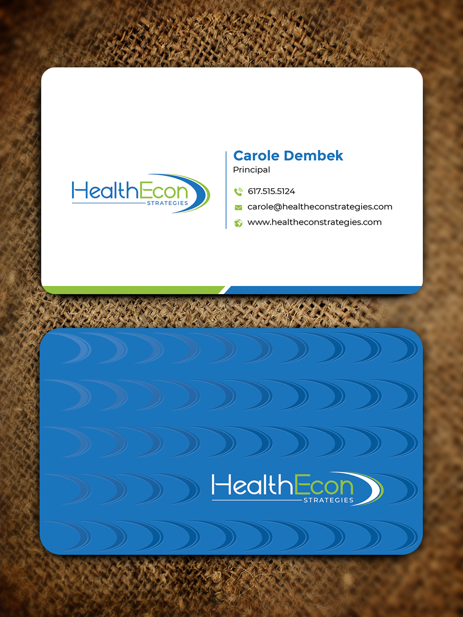 Business Card Design by Graphixpointt for HealthEcon Strategies | Design #34066980