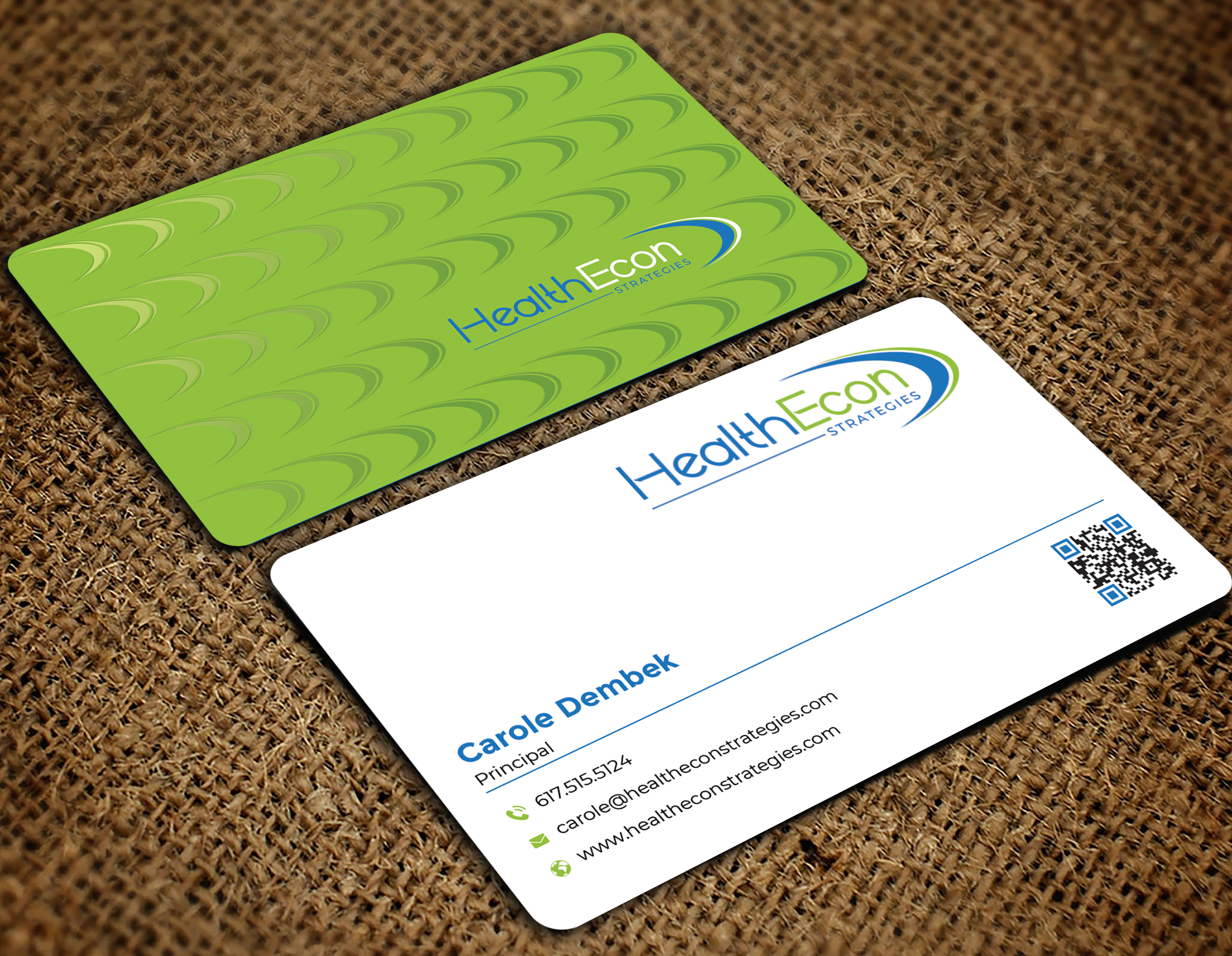 Business Card Design by Graphixpointt for HealthEcon Strategies | Design #34067037