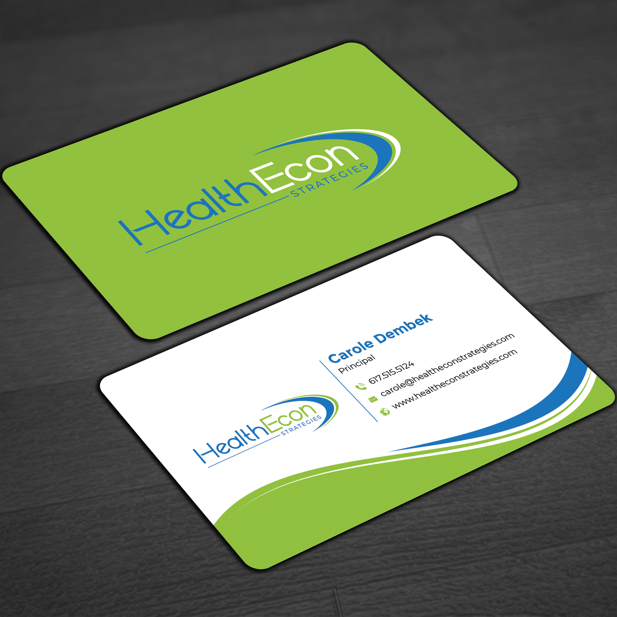 Design de Carte de Visite par Graphixpointt pour HealthEcon Strategies | Design #34067098