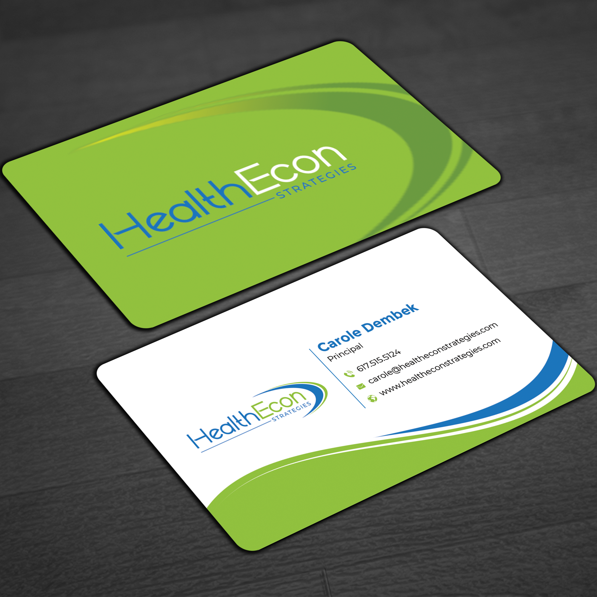 Design de Carte de Visite par Graphixpointt pour HealthEcon Strategies | Design #34067099