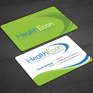 Diseño de Tarjeta de Presentación por Graphixpointt para HealthEcon Strategies | Diseño: #34067112