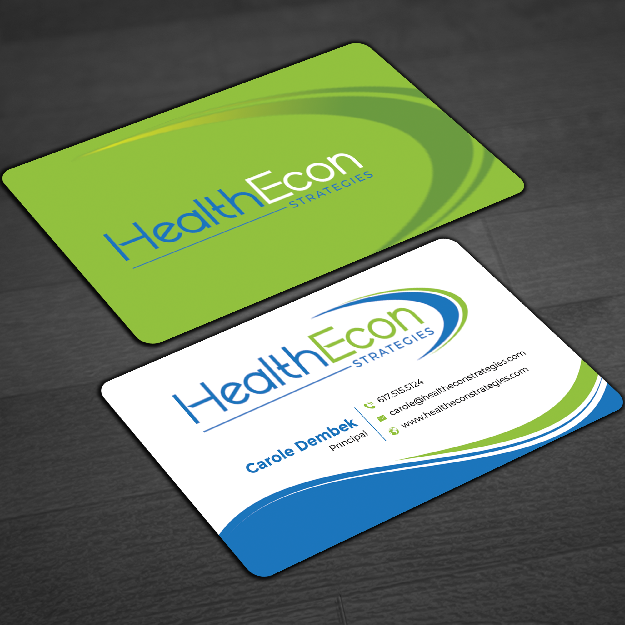 Design de Carte de Visite par Graphixpointt pour HealthEcon Strategies | Design #34069938