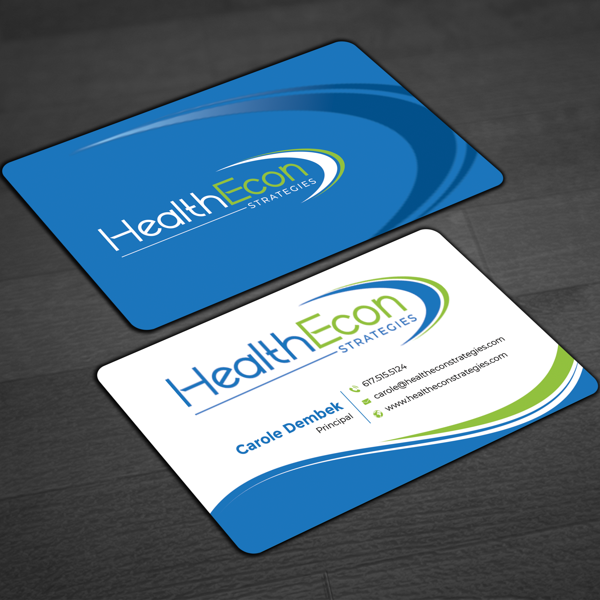 Design de Carte de Visite par Graphixpointt pour HealthEcon Strategies | Design #34072181