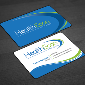 Diseño de Tarjeta de Presentación por Graphixpointt para HealthEcon Strategies | Diseño: #34072187