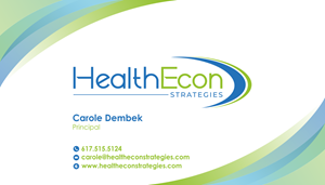 Diseño de Tarjeta de Presentación por Vlrn19 para HealthEcon Strategies | Diseño: #34070516