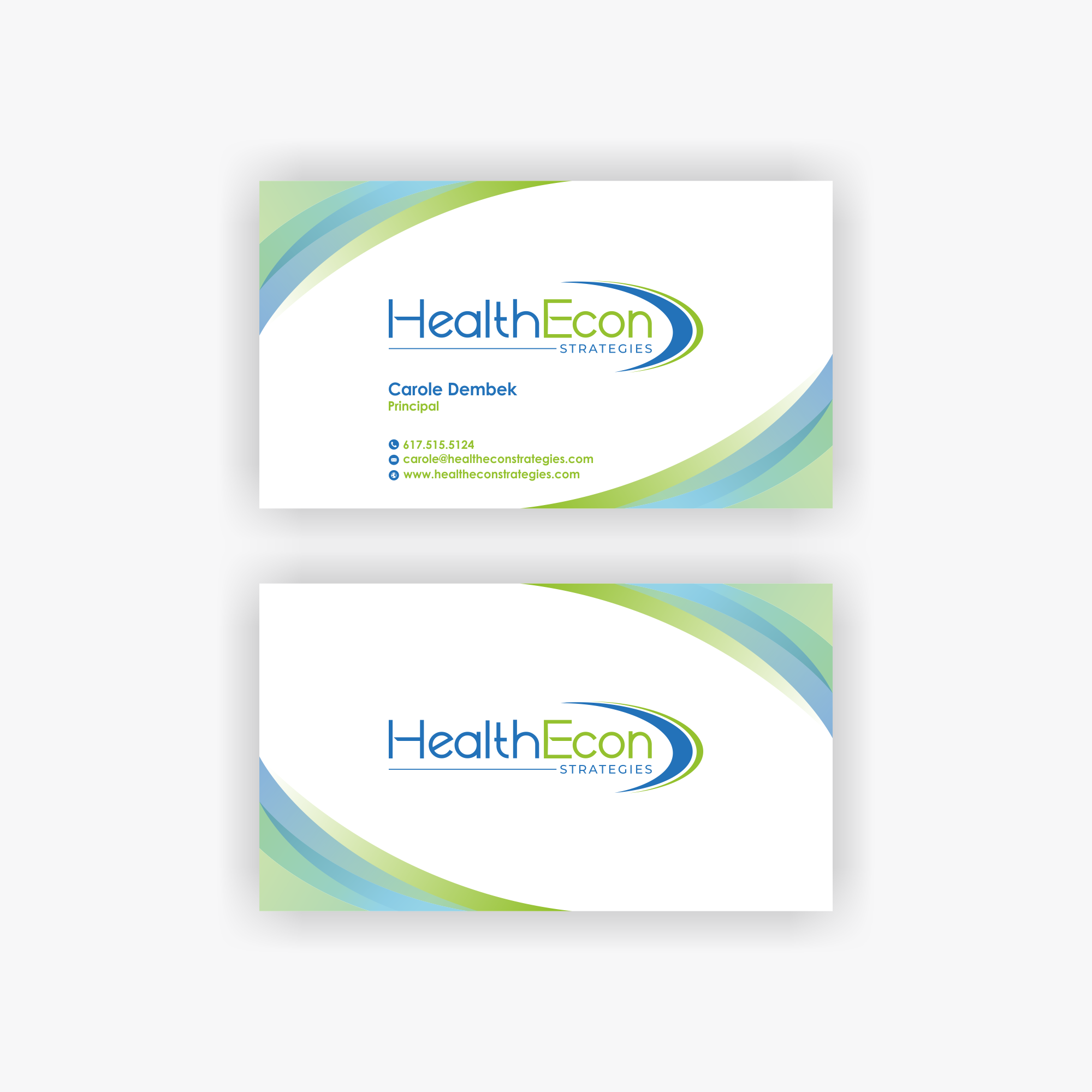 Diseño de Tarjeta de Presentación por Vlrn19 para HealthEcon Strategies | Diseño #34072043