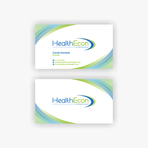 Diseño de Tarjeta de Presentación por Vlrn19 para HealthEcon Strategies | Diseño: #34072043
