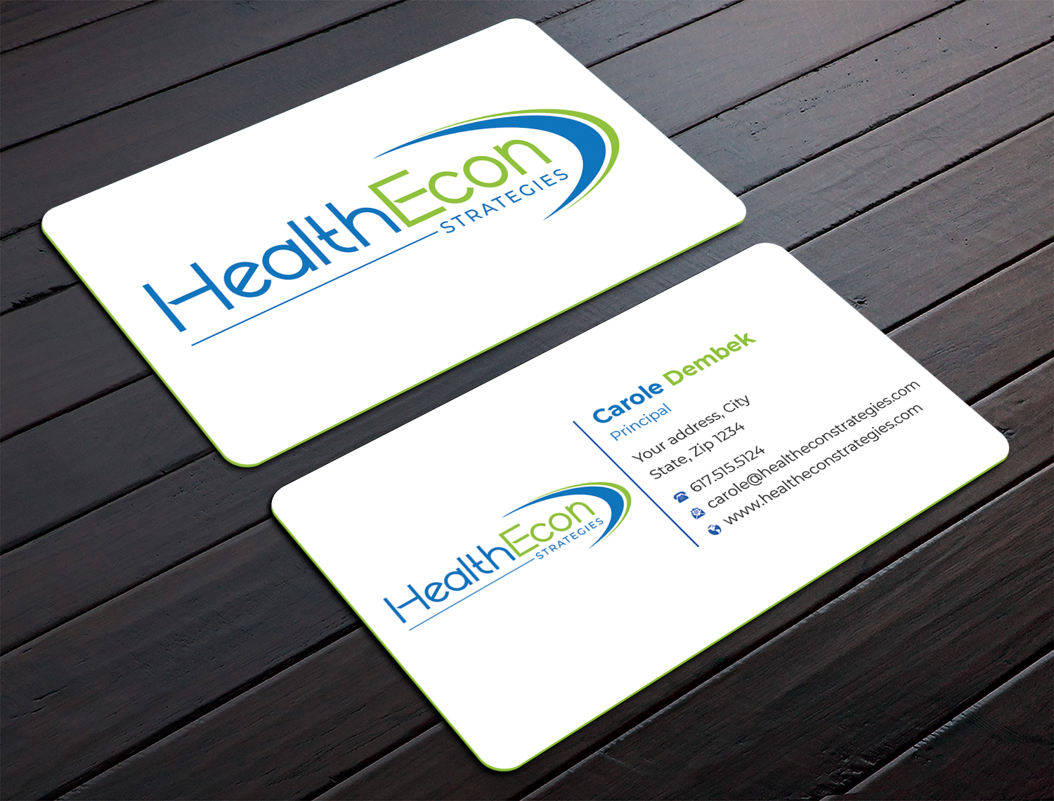 Business Card Design by Expert Bappy for HealthEcon Strategies | Design #34068319