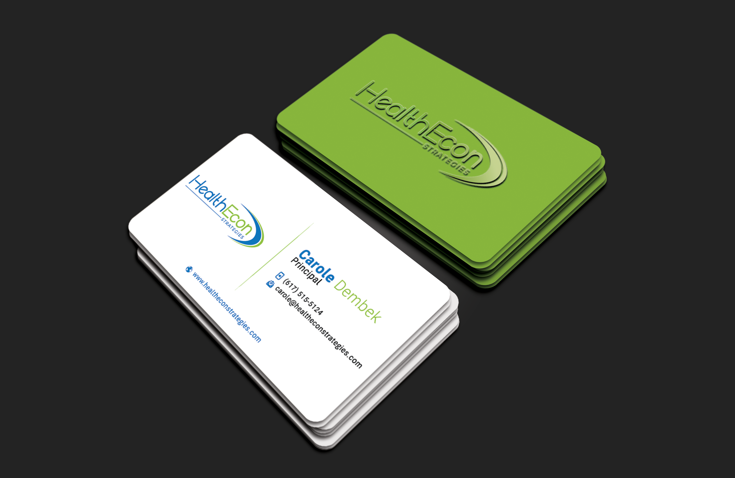 Design de Carte de Visite par DesignerShahadat pour HealthEcon Strategies | Design #34067554