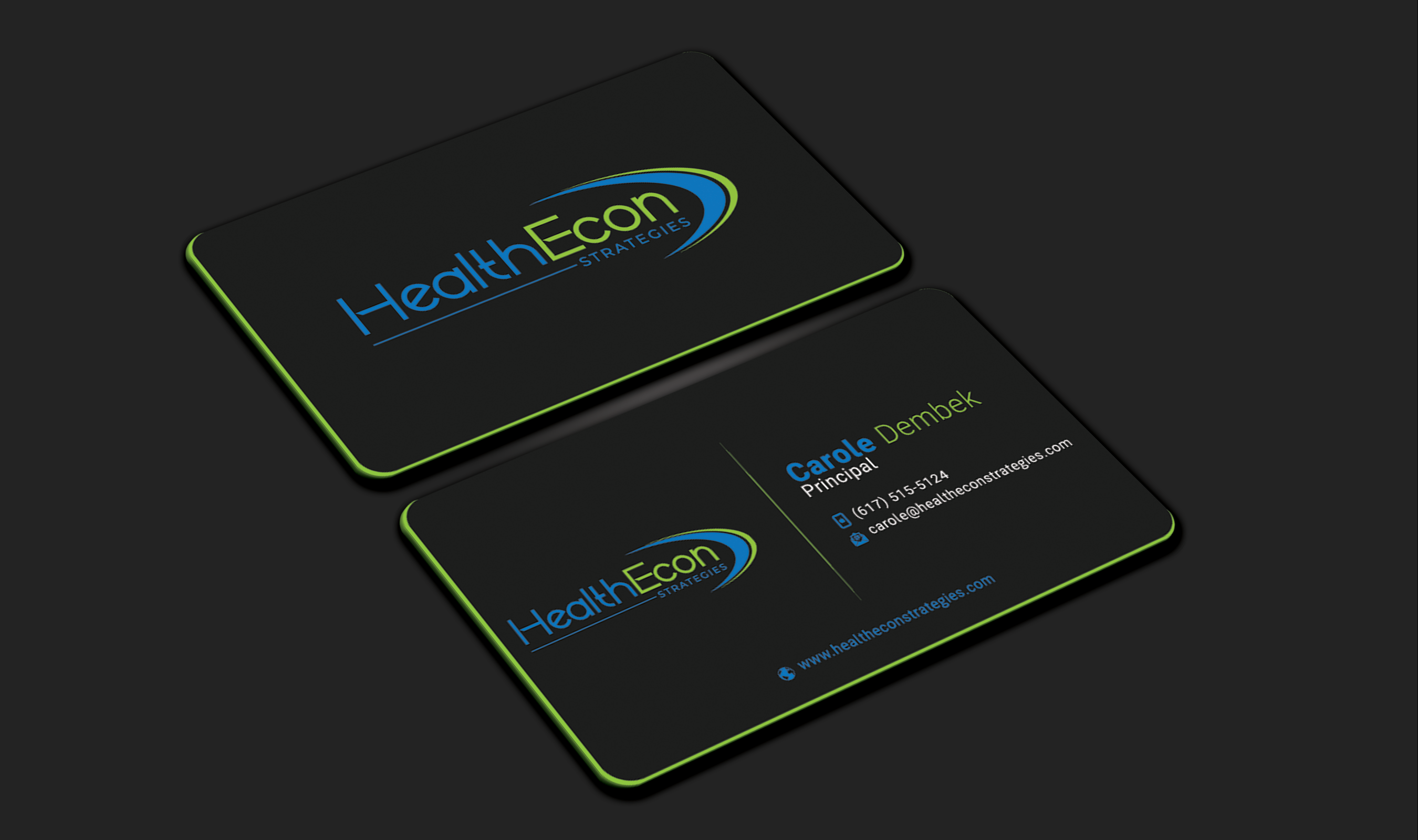 Design de Carte de Visite par DesignerShahadat pour HealthEcon Strategies | Design #34067555
