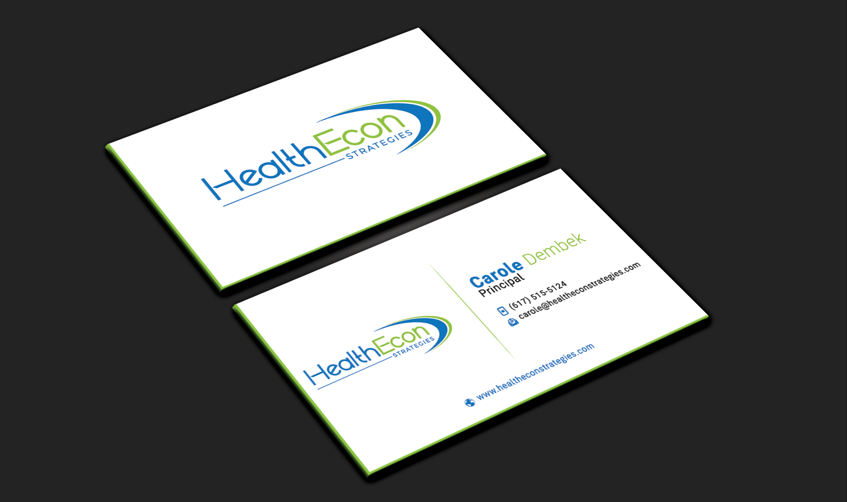 Design de Carte de Visite par DesignerShahadat pour HealthEcon Strategies | Design #34067556