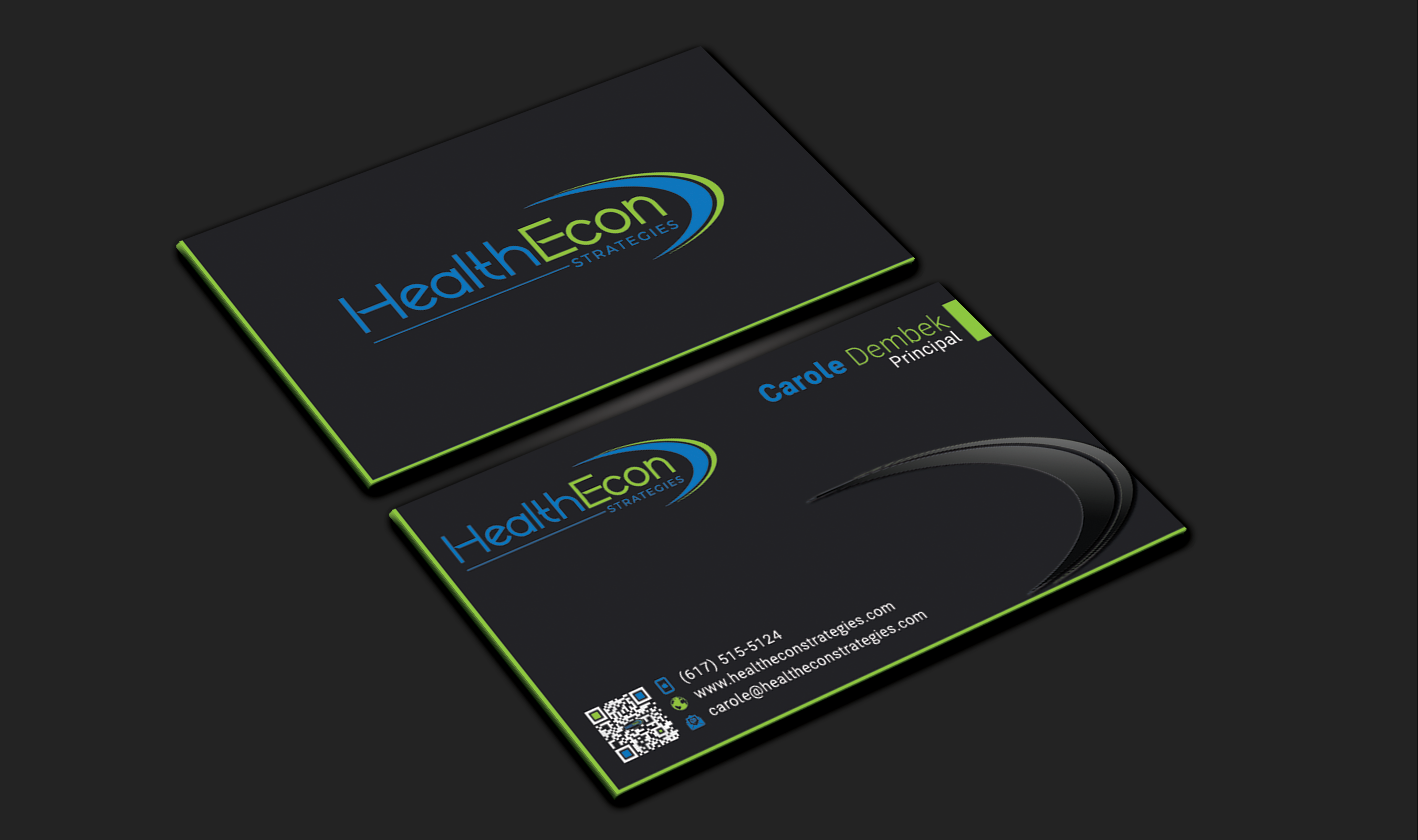 Design de Carte de Visite par DesignerShahadat pour HealthEcon Strategies | Design #34067559