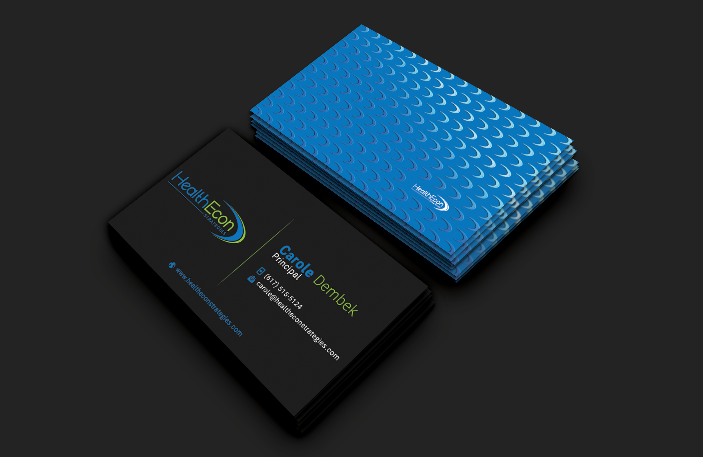 Design de Carte de Visite par DesignerShahadat pour HealthEcon Strategies | Design #34067560