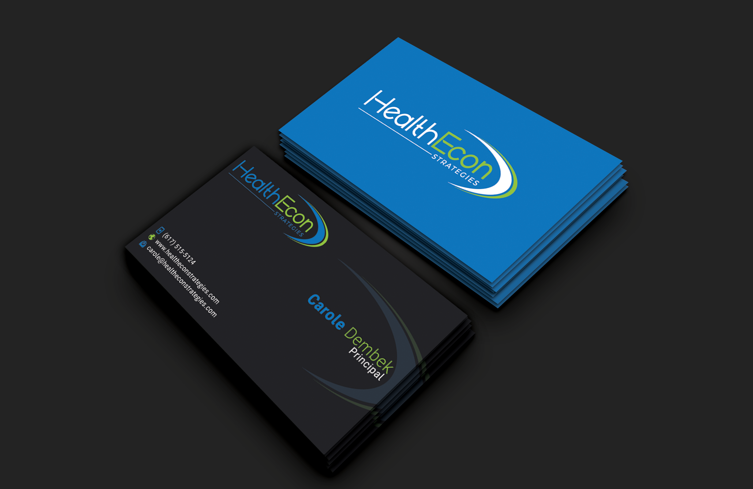 Design de Carte de Visite par DesignerShahadat pour HealthEcon Strategies | Design #34067561