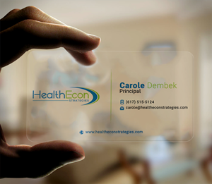 Design de Carte de Visite par DesignerShahadat pour HealthEcon Strategies | Design : #34067565