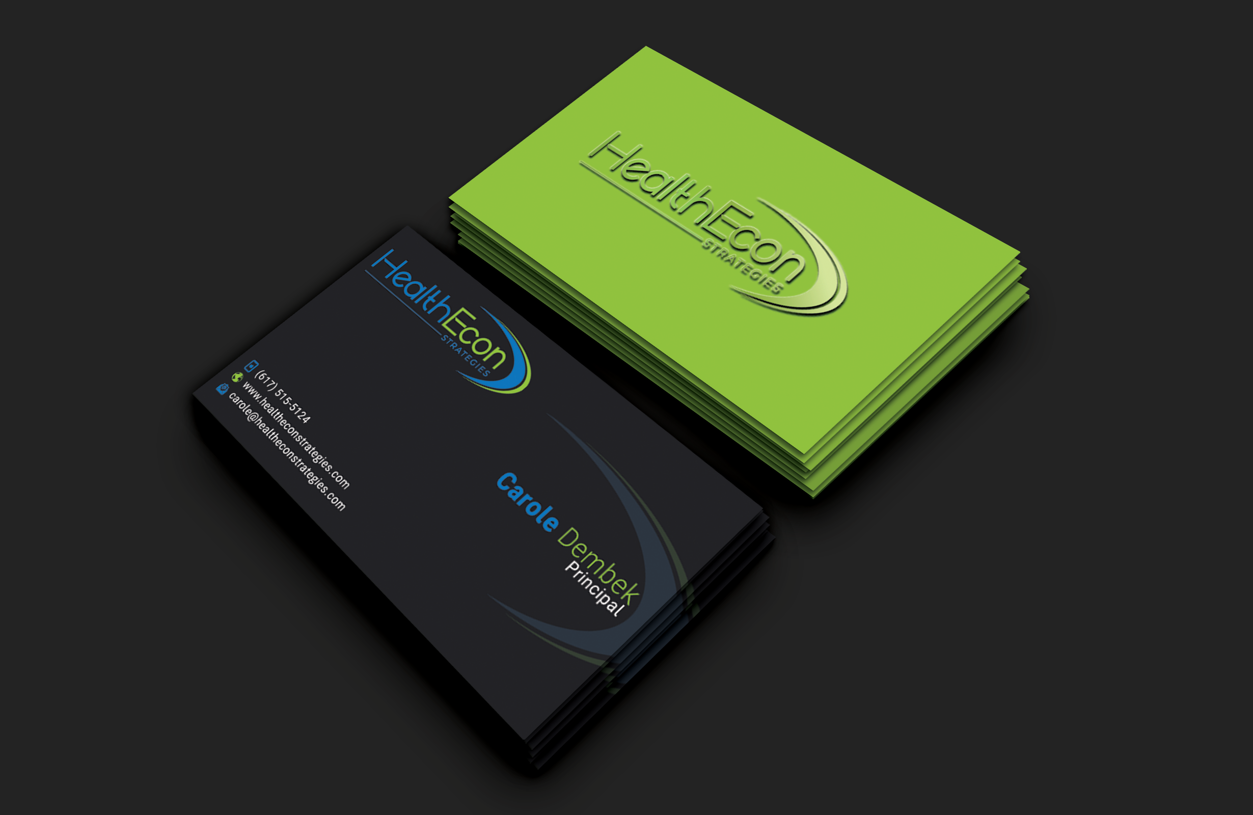 Design de Carte de Visite par DesignerShahadat pour HealthEcon Strategies | Design #34067567