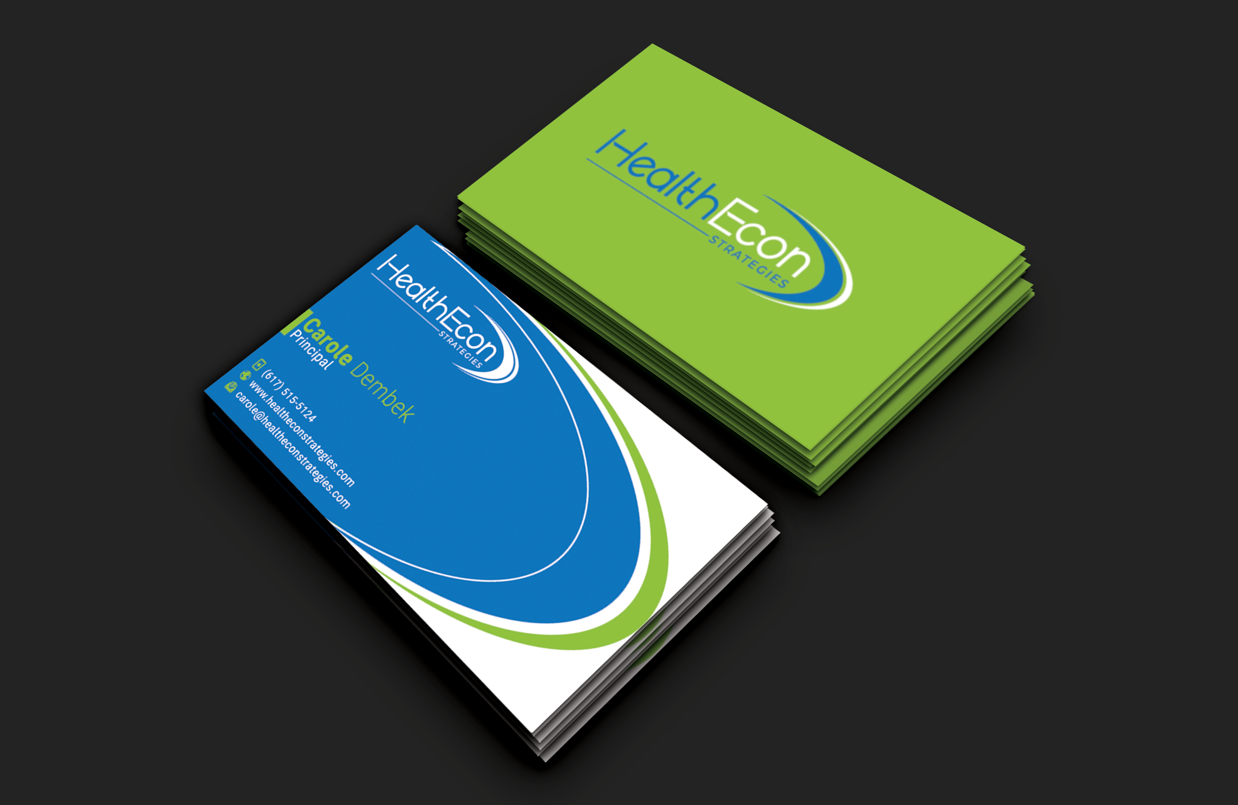 Design de Carte de Visite par DesignerShahadat pour HealthEcon Strategies | Design #34067756
