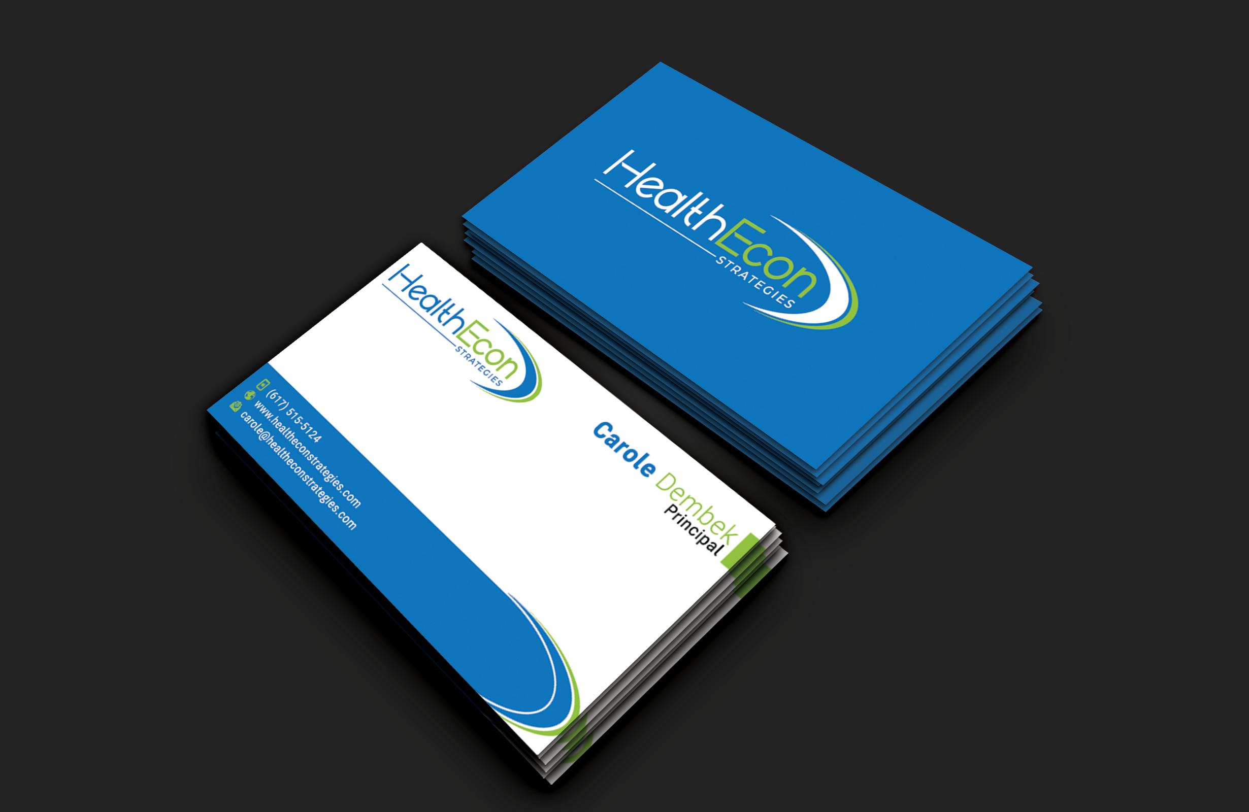 Design de Carte de Visite par DesignerShahadat pour HealthEcon Strategies | Design #34067758