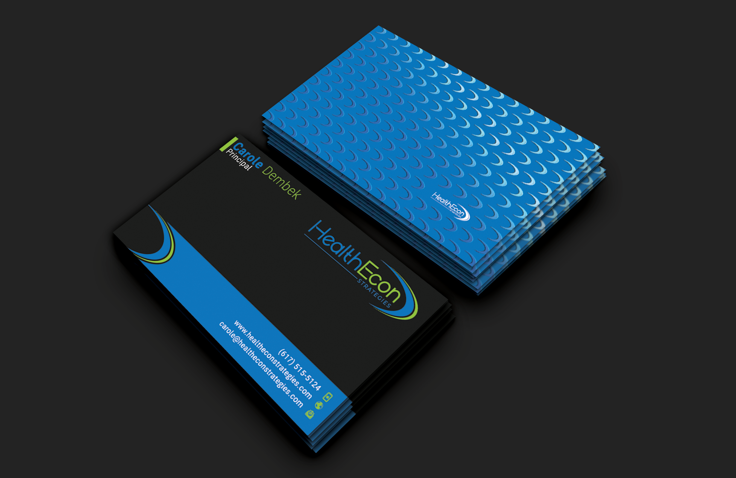 Business Card Design by DesignerShahadat for HealthEcon Strategies | Design #34067767