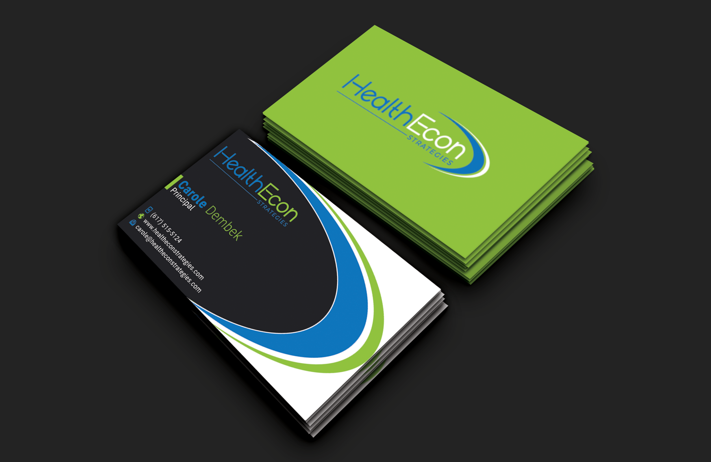 Design de Carte de Visite par DesignerShahadat pour HealthEcon Strategies | Design #34067768