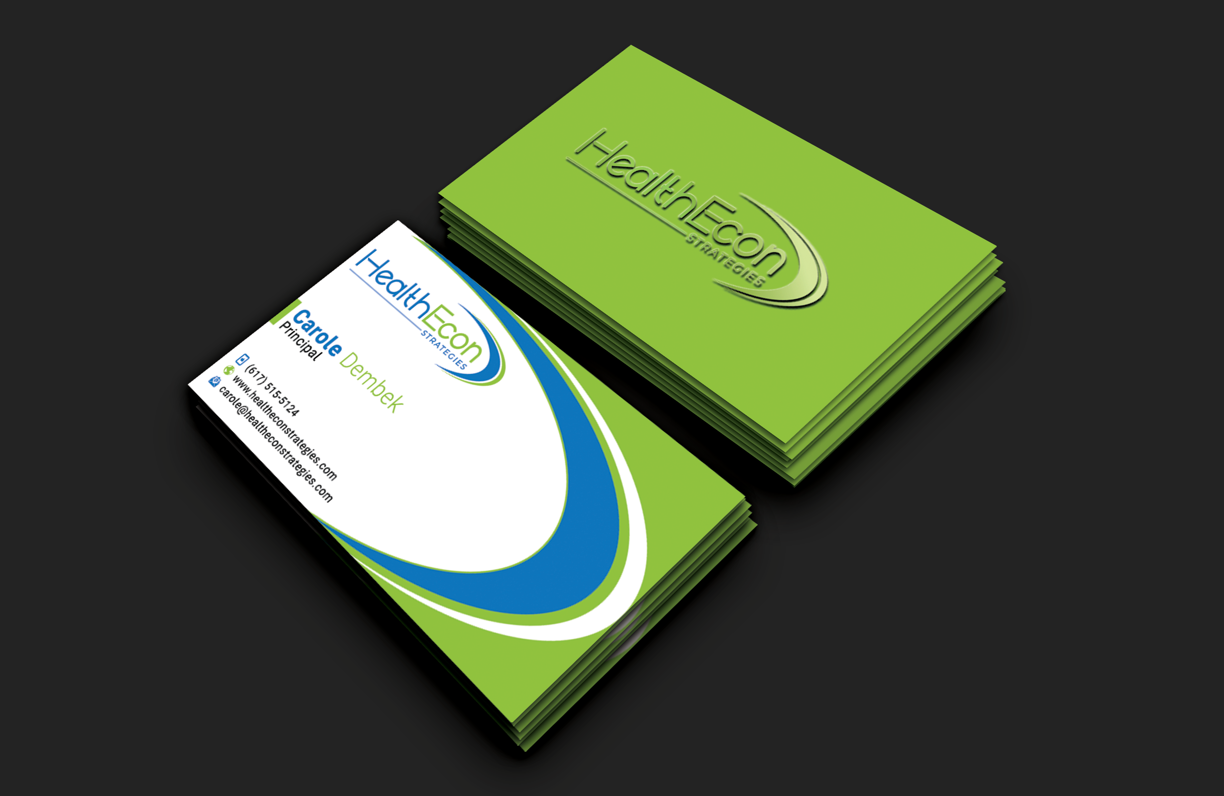 Design de Carte de Visite par DesignerShahadat pour HealthEcon Strategies | Design #34067776