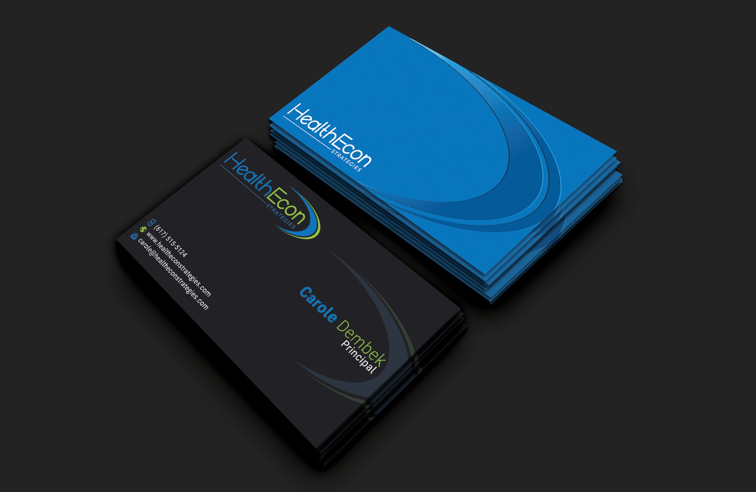 Design de Carte de Visite par DesignerShahadat pour HealthEcon Strategies | Design #34069326