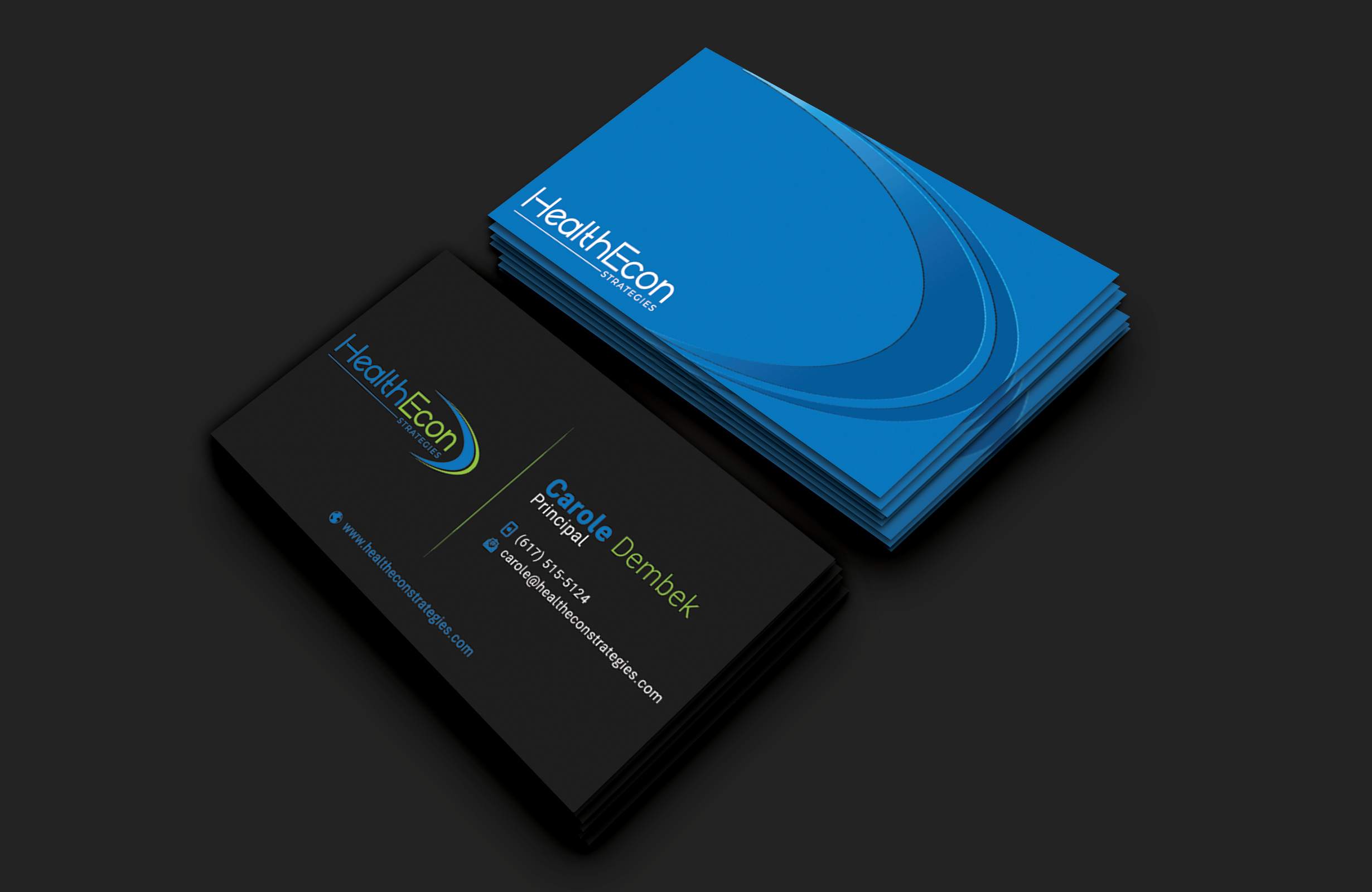 Business Card Design by DesignerShahadat for HealthEcon Strategies | Design #34069444
