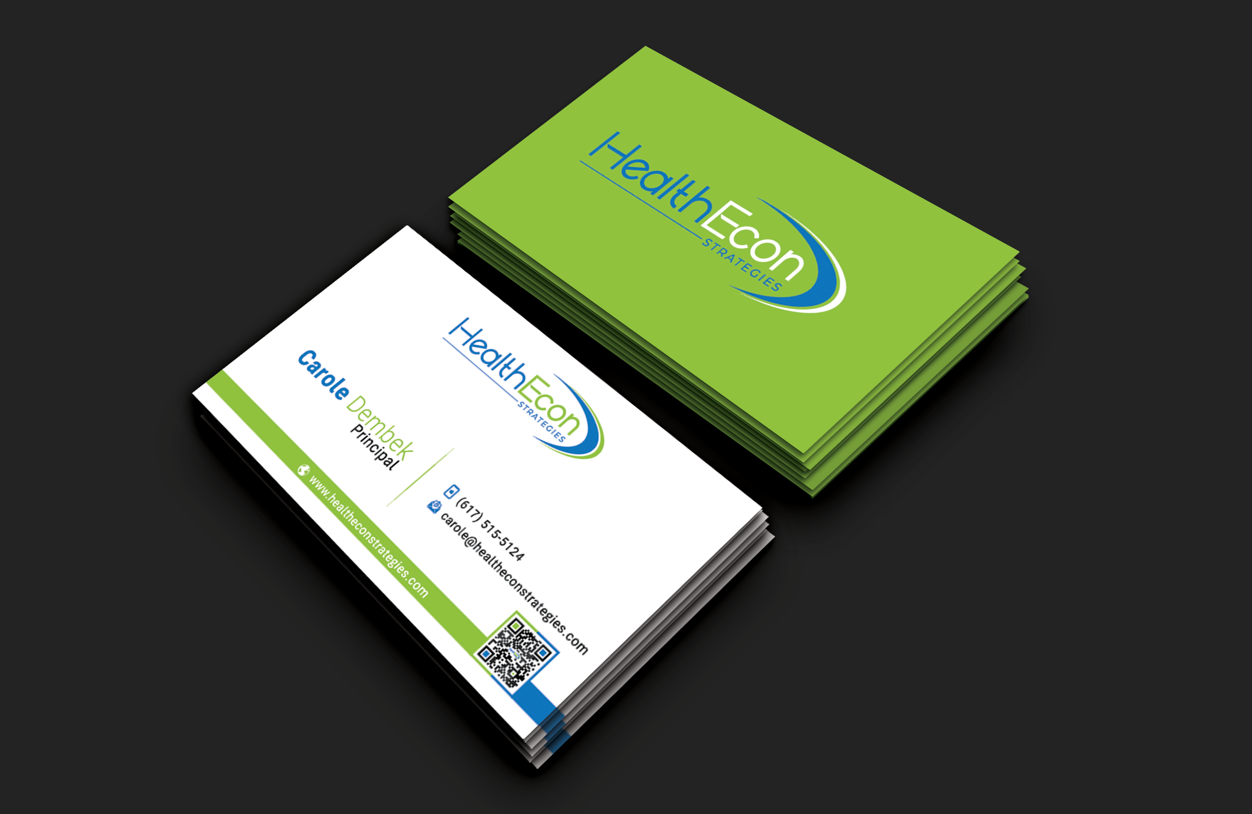 Design de Carte de Visite par DesignerShahadat pour HealthEcon Strategies | Design #34069464