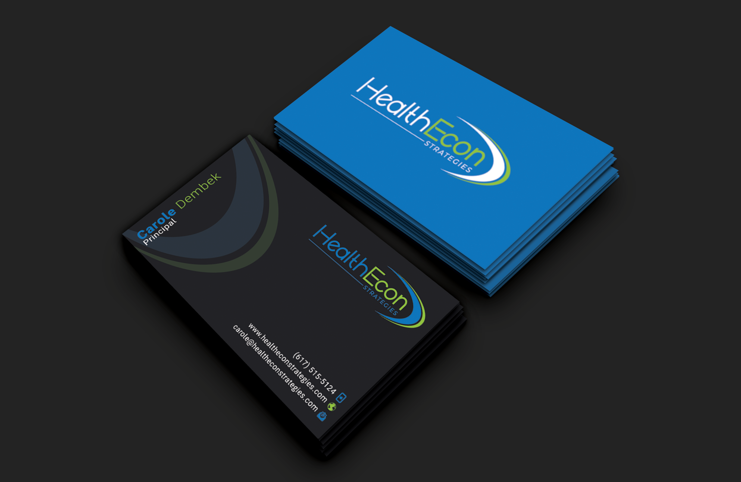 Business Card Design by DesignerShahadat for HealthEcon Strategies | Design #34070149