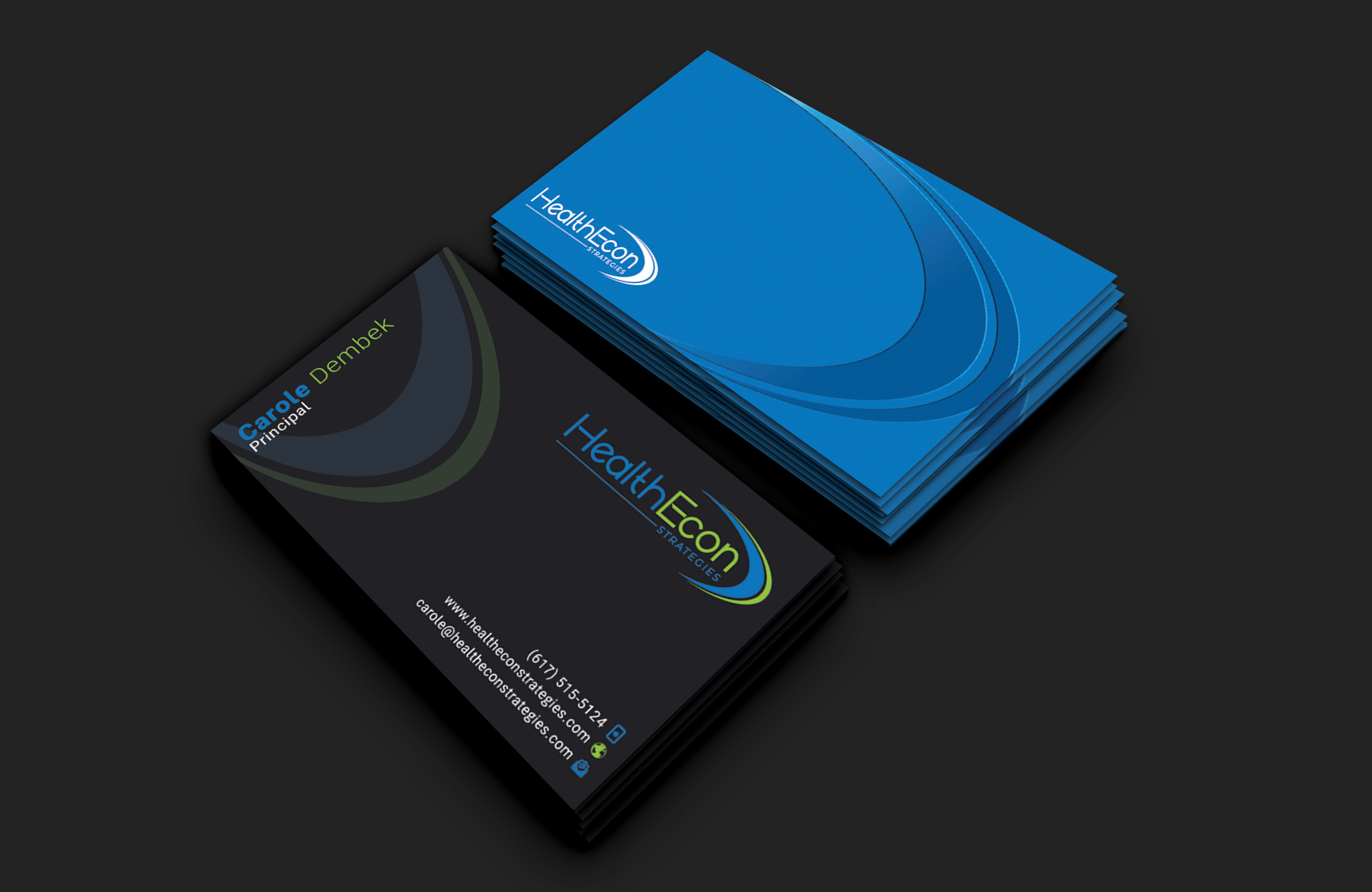 Design de Carte de Visite par DesignerShahadat pour HealthEcon Strategies | Design #34070167