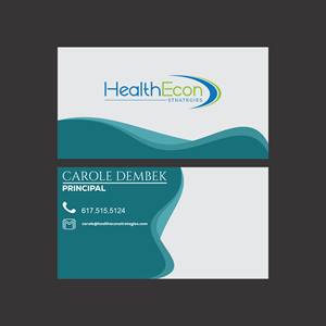 Visitenkarten-Design von cahdesign für HealthEcon Strategies | Design #34069300