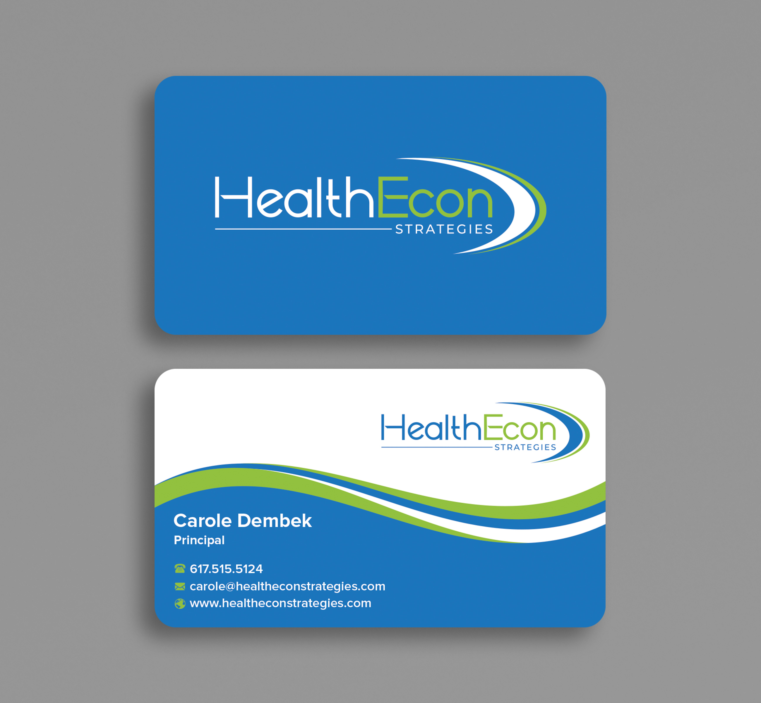 Diseño de Tarjeta de Presentación por Firoze049 para HealthEcon Strategies | Diseño: #34071174