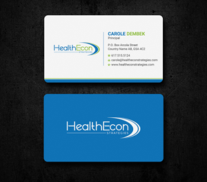 Business Card Design by Uttom 2 for HealthEcon Strategies | Design: #34066393
