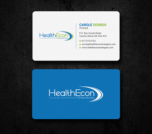Business Card Design by Uttom 2 for HealthEcon Strategies | Design: #34066394