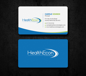 Business Card Design by Uttom 2 for HealthEcon Strategies | Design: #34066395