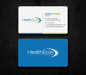 Business Card Design by Uttom 2 for HealthEcon Strategies | Design: #34066396
