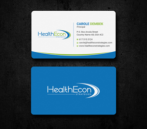 Diseño de Tarjeta de Presentación por Uttom 2 para HealthEcon Strategies | Diseño: #34066397